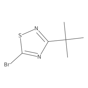 5-Bromo-3-tert-butyl-1,2,4-thiadiazole Structure
