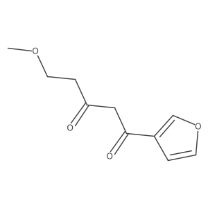 1-(Furan-3-yl)-5-methoxypentane-1,3-dione结构式