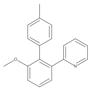 2-(6-Methoxy-4'-methyl-[1,1'-biphenyl]-2-yl)pyridine Structure