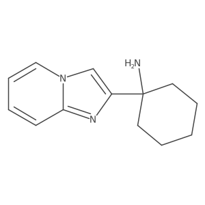 1-{Imidazo[1,2-a]pyridin-2-yl}cyclohexan-1-amine结构式
