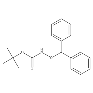 1,1-Dimethylethyl N-(diphenylmethoxy)carbamate结构式