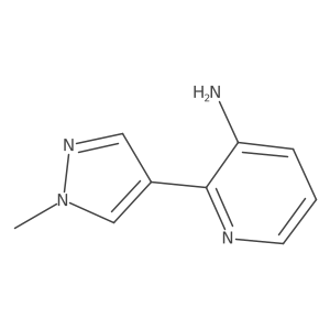 2-(1-methyl-1H-pyrazol-4-yl)pyridin-3-amine Structure