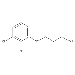 3-(2-Amino-3-chlorophenoxy)propan-1-ol Structure