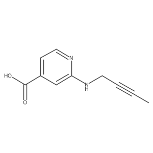 2-[(But-2-yn-1-yl)amino]pyridine-4-carboxylic acid Structure