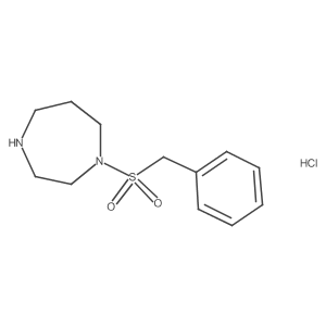 1-(Benzylsulfonyl)-1,4-diazepane hydrochloride Structure