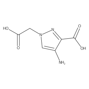4-Amino-1-(carboxymethyl)-1H-pyrazole-3-carboxylic acid Structure