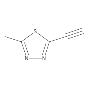 2-Ethynyl-5-methyl-1,3,4-thiadiazole结构式