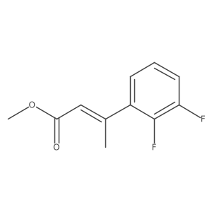 methyl (2Z)-3-(2,3-difluorophenyl)but-2-enoate Structure