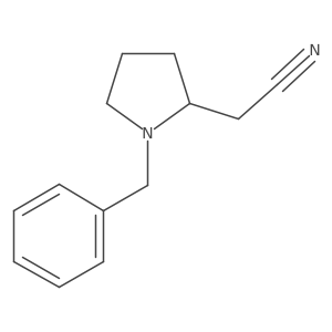 2-(1-Benzylpyrrolidin-2-yl)acetonitrile Structure