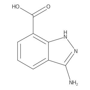 3-amino-1H-indazole-7-carboxylic acid Structure