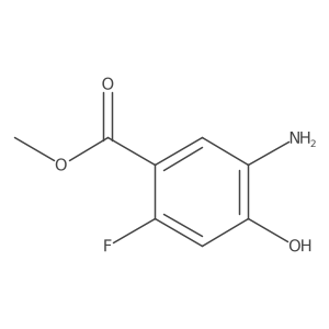 Methyl 5-amino-2-fluoro-4-hydroxybenzoate结构式