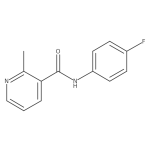 N-(4-Fluorophenyl)-2-methylpyridine-3-carboxamide Structure