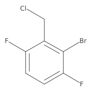 2-Bromo-3,6-difluorobenzyl chloride结构式