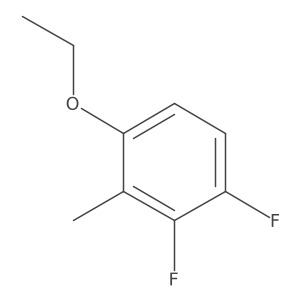 Benzene, 1-ethoxy-3,4-difluoro-2-methyl-结构式
