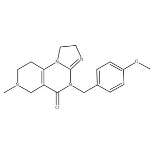 4-(4-Methoxybenzyl)-7-methyl-1,2,6,7,8,9-hexahydroimidazo[1,2-a]pyrido[3,4-e]pyrimidin-5(4H)-one Structure