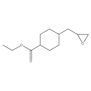 Ethyl 1-[(2S)-2-oxiranylmethyl]-4-piperidinecarboxylate结构式