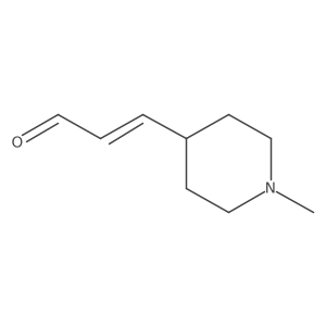 3-(1-Methylpiperidin-4-yl)prop-2-enal结构式