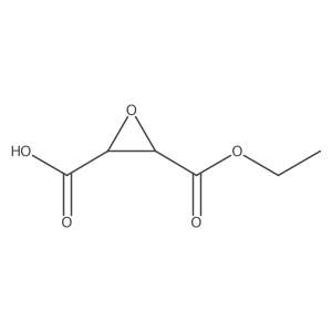 rel-(2R,3S)-3-(Ethoxycarbonyl)oxirane-2-carboxylic acid Structure