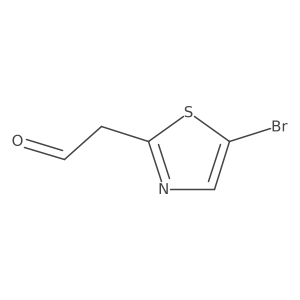 2-(5-Bromo-1,3-thiazol-2-yl)acetaldehyde结构式