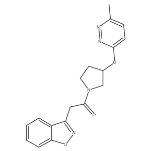 2-(Benzo[d]isoxazol-3-yl)-1-(3-((6-methylpyridazin-3-yl)oxy)pyrrolidin-1-yl)ethanone Structure