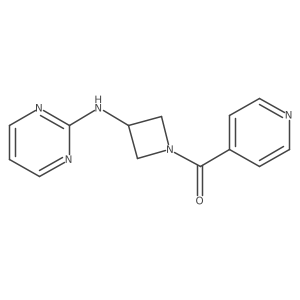 Pyridin-4-yl(3-(pyrimidin-2-ylamino)azetidin-1-yl)methanone结构式