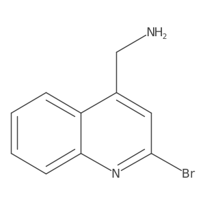 (2-Bromoquinolin-4-yl)methanamine Structure