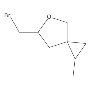 6-(Bromomethyl)-1-methyl-5-oxaspiro[2.4]heptane Structure
