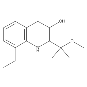8-Ethyl-2-(2-methoxypropan-2-yl)-1,2,3,4-tetrahydroquinolin-3-ol Structure