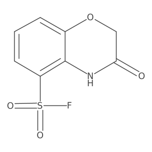 3-oxo-3,4-dihydro-2H-1,4-benzoxazine-5-sulfonyl fluoride结构式