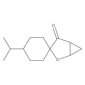4'-(Propan-2-yl)-2-oxaspiro[bicyclo[3.1.0]hexane-3,1'-cyclohexane]-4-one Structure