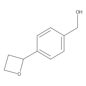 [4-(Oxetan-2-yl)phenyl]methanol Structure