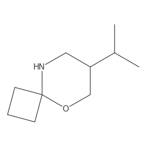 7-(Propan-2-yl)-5-oxa-9-azaspiro[3.5]nonane结构式