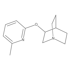 3-[(6-Methylpyridin-2-yl)oxy]-1-azabicyclo[2.2.2]octane Structure
