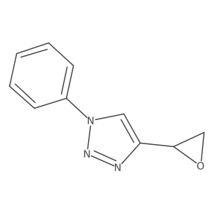 4-[(2S)-oxiran-2-yl]-1-phenyl-1H-1,2,3-triazole结构式