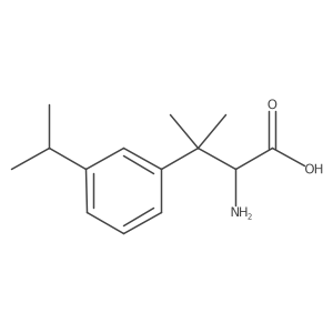 2-Amino-3-methyl-3-[3-(propan-2-yl)phenyl]butanoic acid Structure