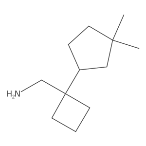 [1-(3,3-Dimethylcyclopentyl)cyclobutyl]methanamine结构式
