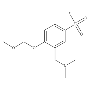 3-[(Dimethylamino)methyl]-4-(methoxymethoxy)benzene-1-sulfonyl fluoride结构式