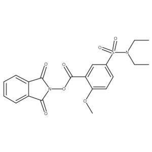 1,3-dioxo-2,3-dihydro-1H-isoindol-2-yl 5-(diethylsulfamoyl)-2-methoxybenzoate Structure