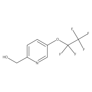 [5-(1,1,2,2,2-Pentafluoroethoxy)pyridin-2-yl]methanol Structure