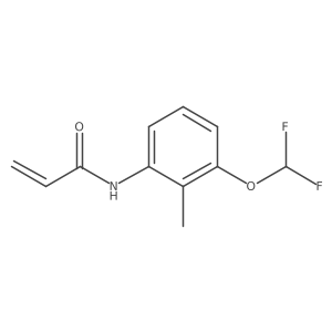 N-[3-(Difluoromethoxy)-2-methylphenyl]prop-2-enamide Structure