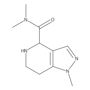 N,N,1-trimethyl-1H,4H,5H,6H,7H-pyrazolo[4,3-c]pyridine-4-carboxamide Structure