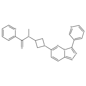 N-methyl-N-{1-[3-(pyridin-3-yl)-[1,2,4]triazolo[4,3-b]pyridazin-6-yl]azetidin-3-yl}pyridine-2-carboxamide Structure
