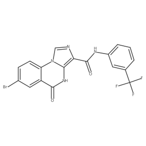 7-bromo-5-oxo-N-[3-(trifluoromethyl)phenyl]-4H,5H-imidazo[1,5-a]quinazoline-3-carboxamide Structure
