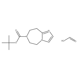 tert-butyl 8,9-dihydro-5H-imidazo[1,2-d][1,4]diazepine-7(6H)-carboxylate formate Structure