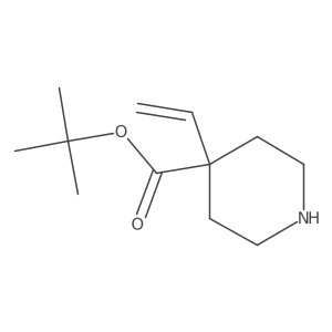 Tert-butyl 4-ethenylpiperidine-4-carboxylate Structure