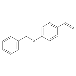 5-(Benzyloxy)pyrimidine-2-carbaldehyde Structure
