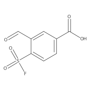 4-(Fluorosulfonyl)-3-formylbenzoic acid Structure