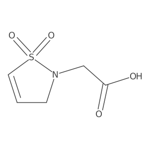 2-(1,1-Dioxo-2,3-dihydro-1lambda6,2-thiazol-2-yl)acetic acid Structure