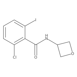 2-Chloro-6-iodo-N-(oxetan-3-yl)benzamide结构式