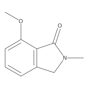 7-Methoxy-2-methylisoindolin-1-one结构式